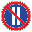 Дорожный знак 3.30 «Стоянка запрещена по четным числам месяца» (металл 0,8 мм, I типоразмер: диаметр 600 мм, С/О пленка: тип Б высокоинтенсив.)